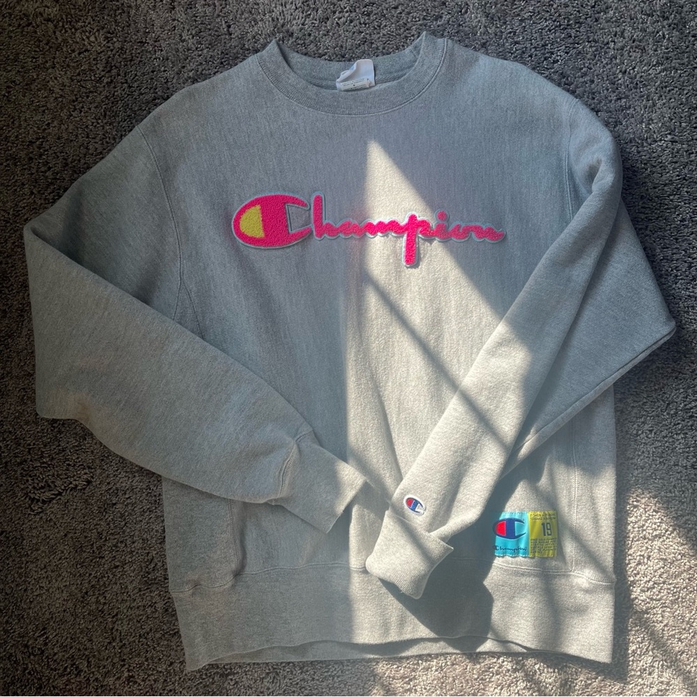 Womens Champion Reverse Weave Crewneck